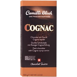 Ciocolata neagra 60% cacao cu coniac 100g