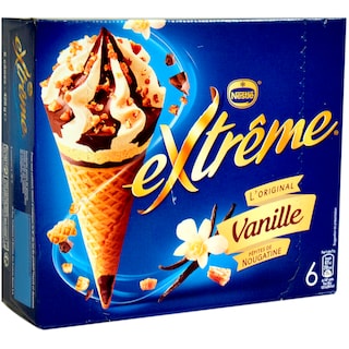 Nestle | Inghetata cu vanilie si pepite Nougatine  6X120ml
