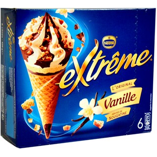 Nestle | Inghetata cu vanilie si pepite Nougatine  6X120ml