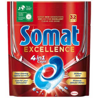 Somat | Detergent masina spalat vase Excellence, 32 capsule