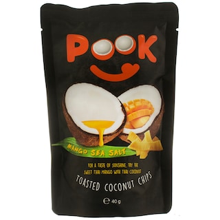 Pook | Chips de cocos cu mango si sare 40g