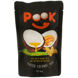 Pook | Chips de cocos cu mango si sare 40g