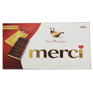 Merci | Ciocolata amaruie cu martipan 112g