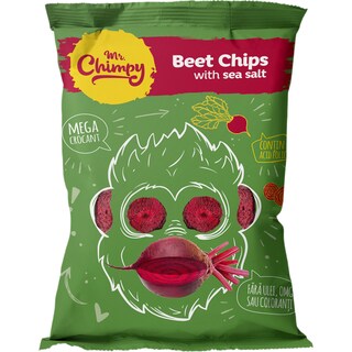 Mr. Chimpy | Chipsuri de sfecla rosie uscata cu sare de mare 30g