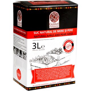 Gusturi romanesti | Suc natural e de mere si pere 3l