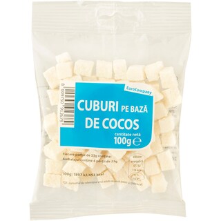 Euro Company | Cocos cuburi 100g