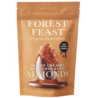 Forest Feast | Migdale caramel sarat in ciocolata belgiana cu lapte 120g