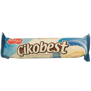 Cikobest | Biscuiti cu Marshmellow ciocolata alba si fulgi cocos 64g