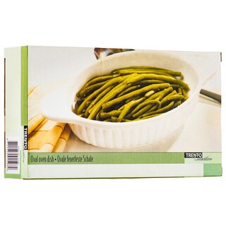 Kastoria | Tava ceramica alba ovala