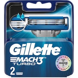 Gillette | Mach3 | Rezerve pentru aparat de ras mach3 turbo 2 bucati