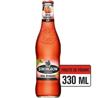 Strongbow | Cidru din mere Red Berries 330ml