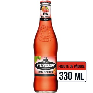 Strongbow | Cidru din mere Red Berries 330ml