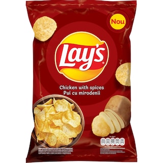 Lay's | Chipsuri din cartofi cu gust de pui cu mirodenii 140g