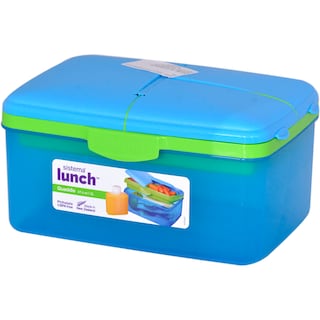 Sistema | Lunch | Caserola Lunch din plastic cu 3 compartimente 2l, diverse culori