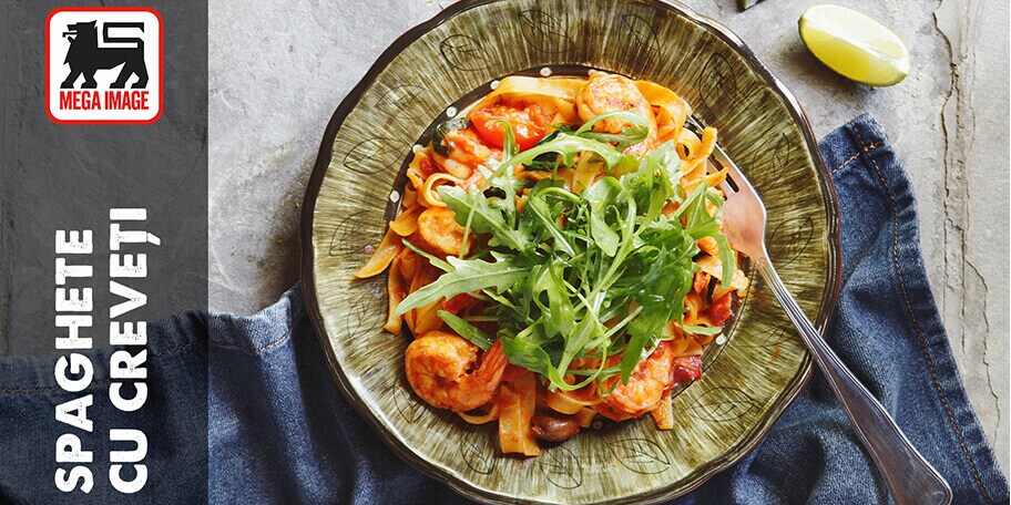 SPAGHETE CU CREVETI