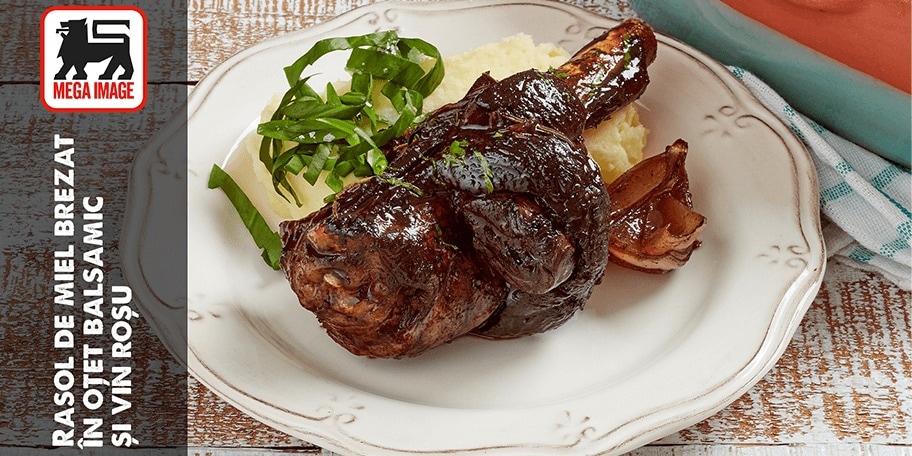 RASOL DE MIEL BREZAT ÎN OȚET BALSAMIC ȘI VIN ROȘU