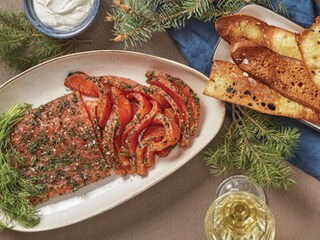 Somon Gravlax cu ceai negru și votcă