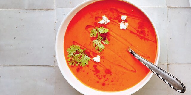 Supă cremă de cartof dulce