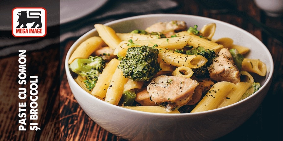 PASTE CU SOMON ȘI BROCCOLI