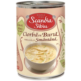 Scandia Sibiu | Ciorba de burta dreasa cu smantana 400g