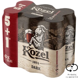 Kozel | Bere Dark 5+1 x 0.5L