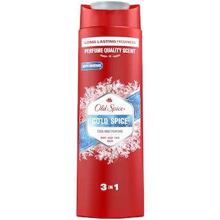 Old Spice | Gel dus si sampon 3 in1 Cold Spice 400ml