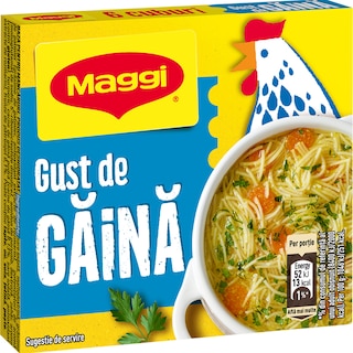 Maggi | Baza pentru mancaruri cu gust de gaina, 6 cuburi 60g