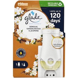 Glade | Aparat electric si rezerva Sensual Sandalwood & Jasmine 20ml