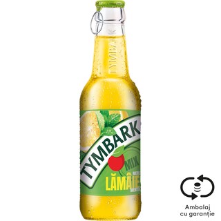 Bautura racoritoare necarbonatata cu suc de lamaie, mere si menta 250ml