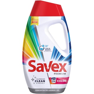 Savex | Detergent lichid Color, 24 spalari, 1.08L