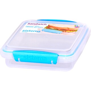 Sistema | To Go | Cutie din plastic cu capac pentru sandwich, 450ml, diverse culori