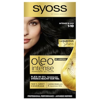 Syoss | Oleo Intense | Vopsea par Negru intens 1-10