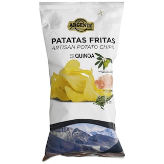 Argente | Chips din cartofi cu ulei de masline, sare de Himalaya si quinoa 150g