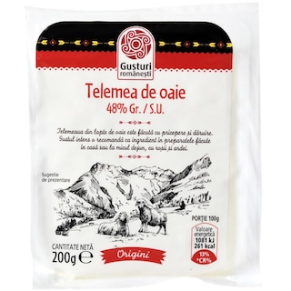 Gusturi romanesti | Telemea de oaie 48% grasime 200g