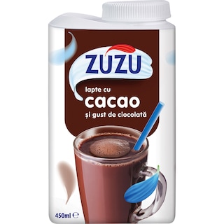 Zuzu | Lapte cu cacao si gust de ciocolata 1.5% grasime 450ml
