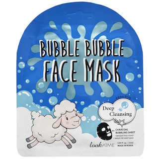 Look At Me | Masca tip servetel pentru curatare in profunzime cu oxigen, CO2 si carbune negru 25ml