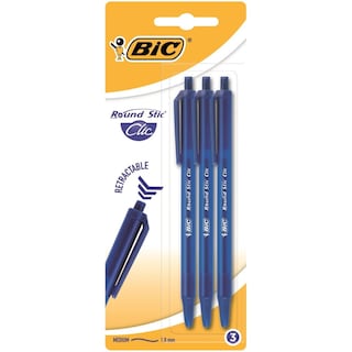 Bic | Pix retractabil, 3 bucati