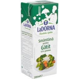 Smantana UHT pentru gatit 15% grasime 200ml