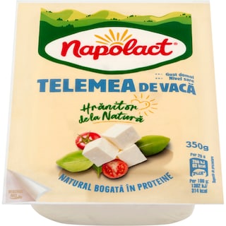 Napolact | Telemea cu gust domol din lapte de vaca 350g