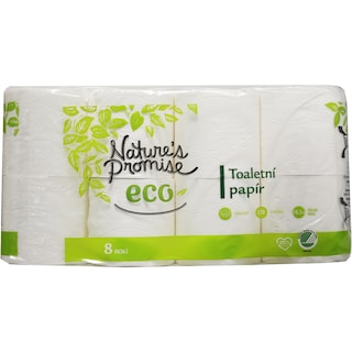 Nature's Promise Eco | Hartie igienica, 3 straturi, 8 role