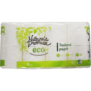 Nature's Promise Eco | Hartie igienica, 3 straturi, 8 role
