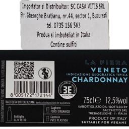 Sacchetto | Vin alb Chardonnay La Fiera 0.75l