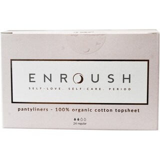 Enroush | Absorbante zilnice din bumbac organic, 24 bucati