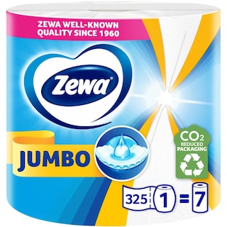Zewa | Jumbo | Prosoape de hartie Jumbo, 2 straturi, 1 rola, 325 foi