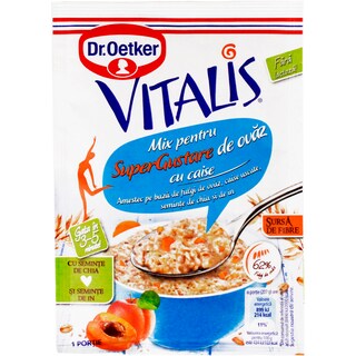 Dr. Oetker | Vitalis | SuperGustare de ovaz cu caise 57g