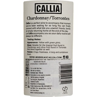 Callia Alta | Vin alb Chardonnay Torrontes 0.75L
