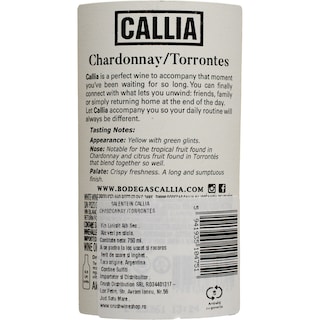 Callia Alta | Vin alb Chardonnay Torrontes 0.75L