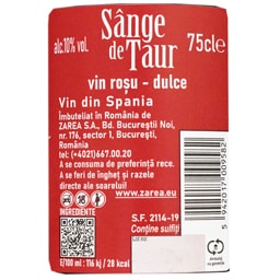 Sange de Taur | Vin rosu dulce 0.75L