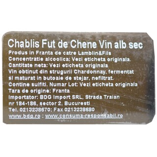 Lamblin Fills | Vin alb Chablis 0.75l