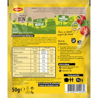 Maggi | Ideea zilei | Baza pentru Paste Bolognese 50g